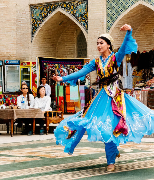 Folklore Show in the Nadir Divan-Begi Madrasah
