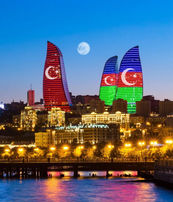 Baku, Azerbaijan, Flame Towers