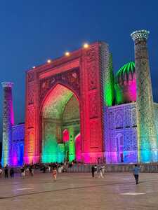 laser show in Registan 2