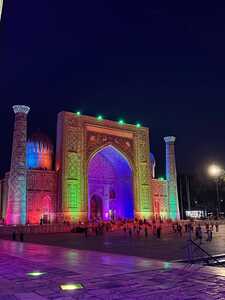 laser show in Registan 3